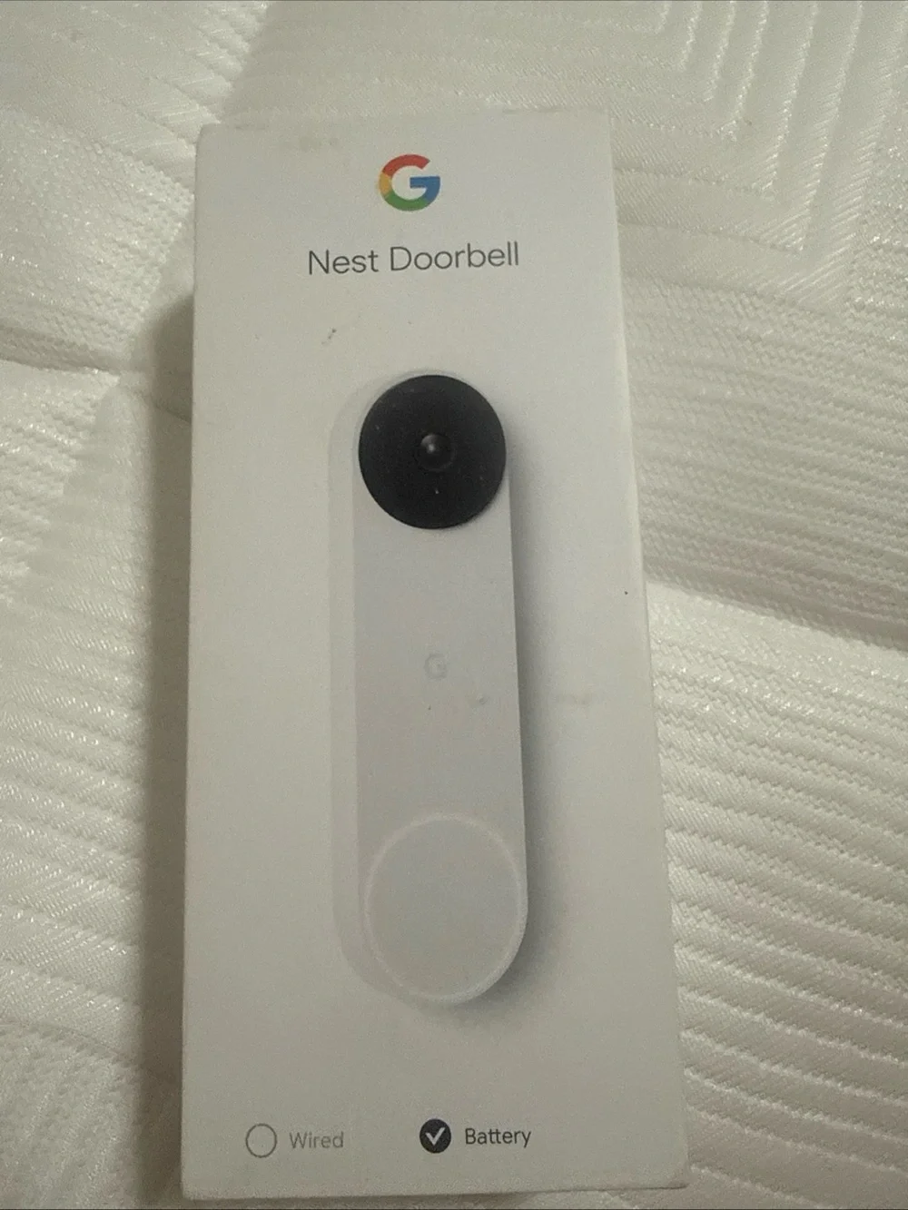 Google Nest Doorbell (Battery) WiFi digital zoom , HD, 24/7 live, Night vision